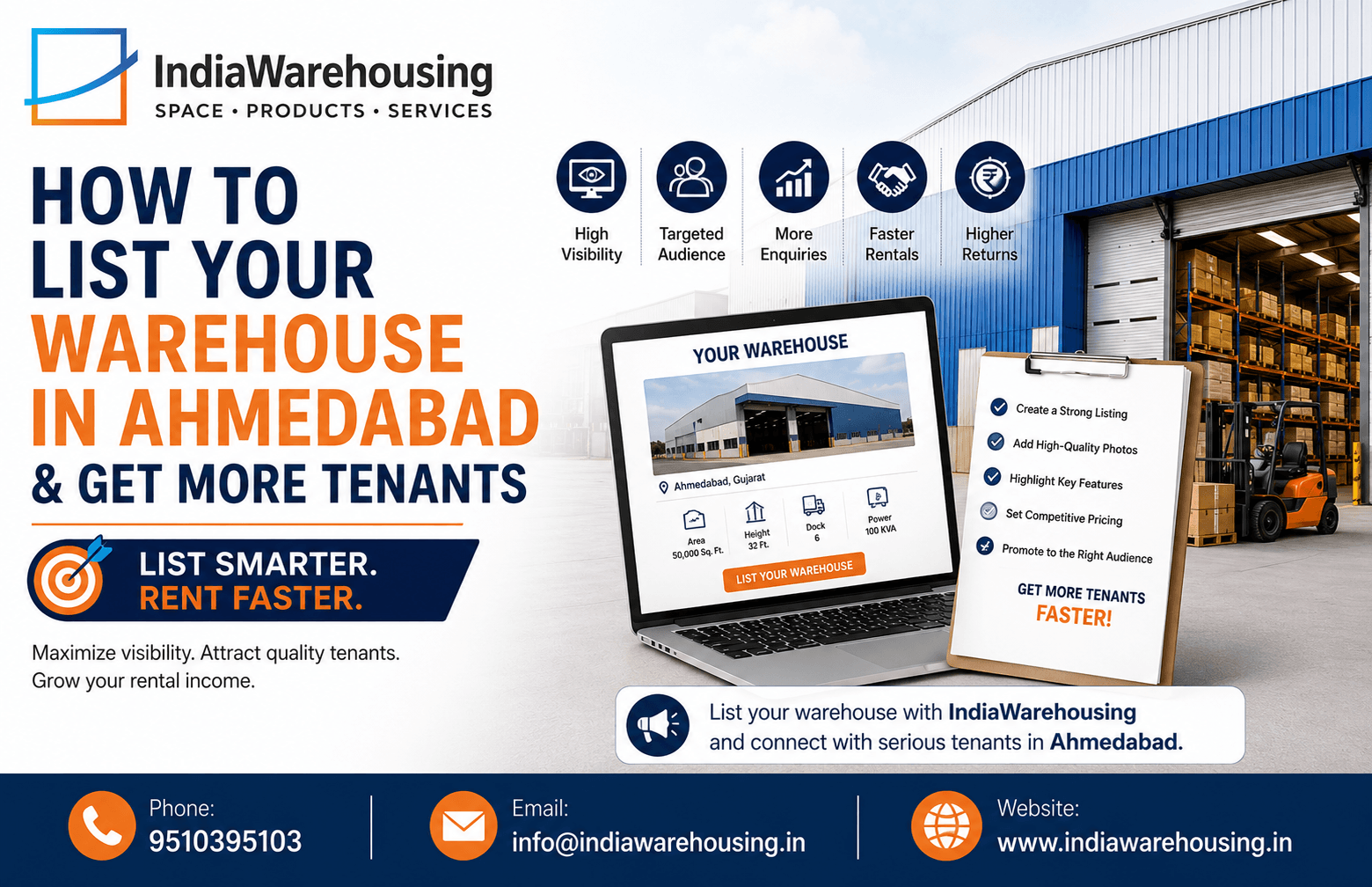 How to List Your Warehouse in Ahmedabad & Get More Tenants